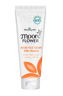Medisynth Naturals Moonflower Kesar Mulethi Face Cream - 50g